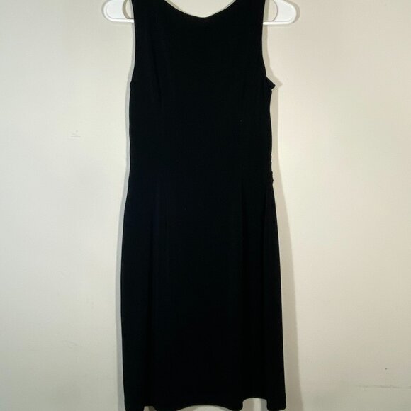 Ann Taylor: "Little Black Dress" Black Sheath Dress - Petite Small - Picture 2 of 6